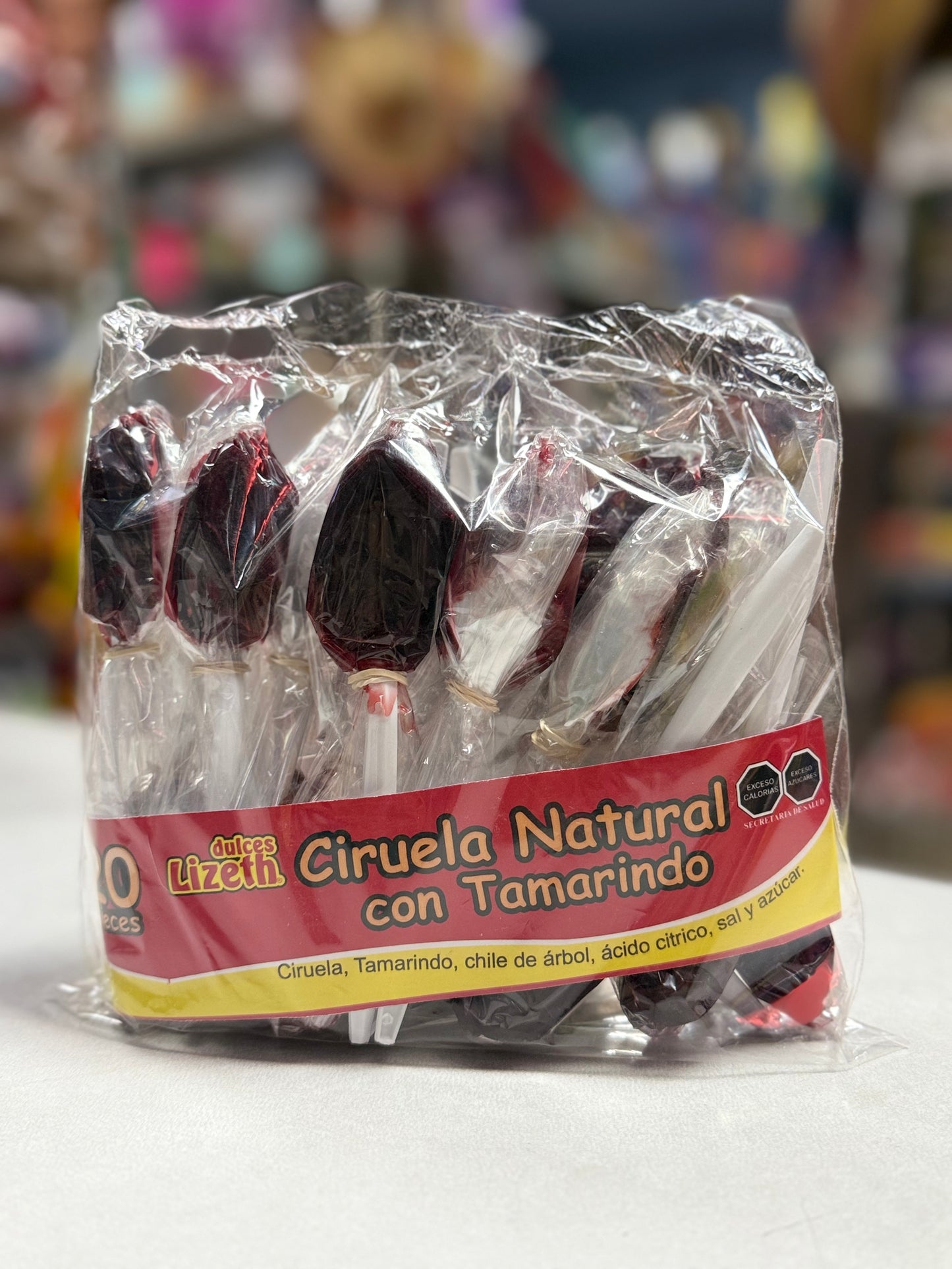 Cuchara con ciruela natural y tamarindo