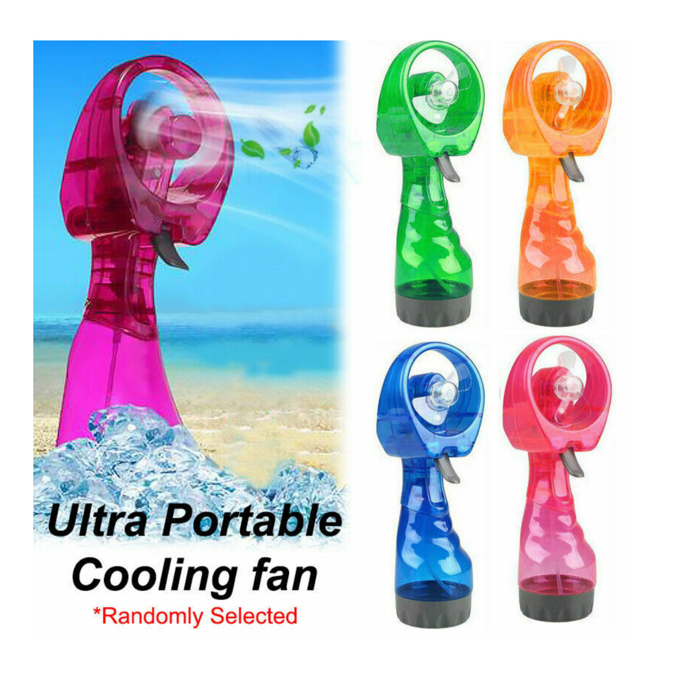 Water mist fan