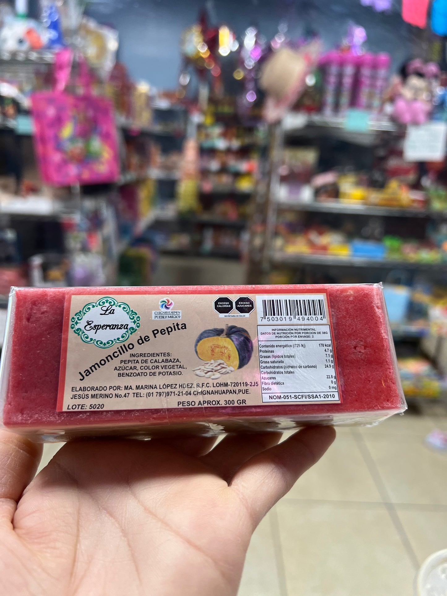 Jamoncillo de pepita