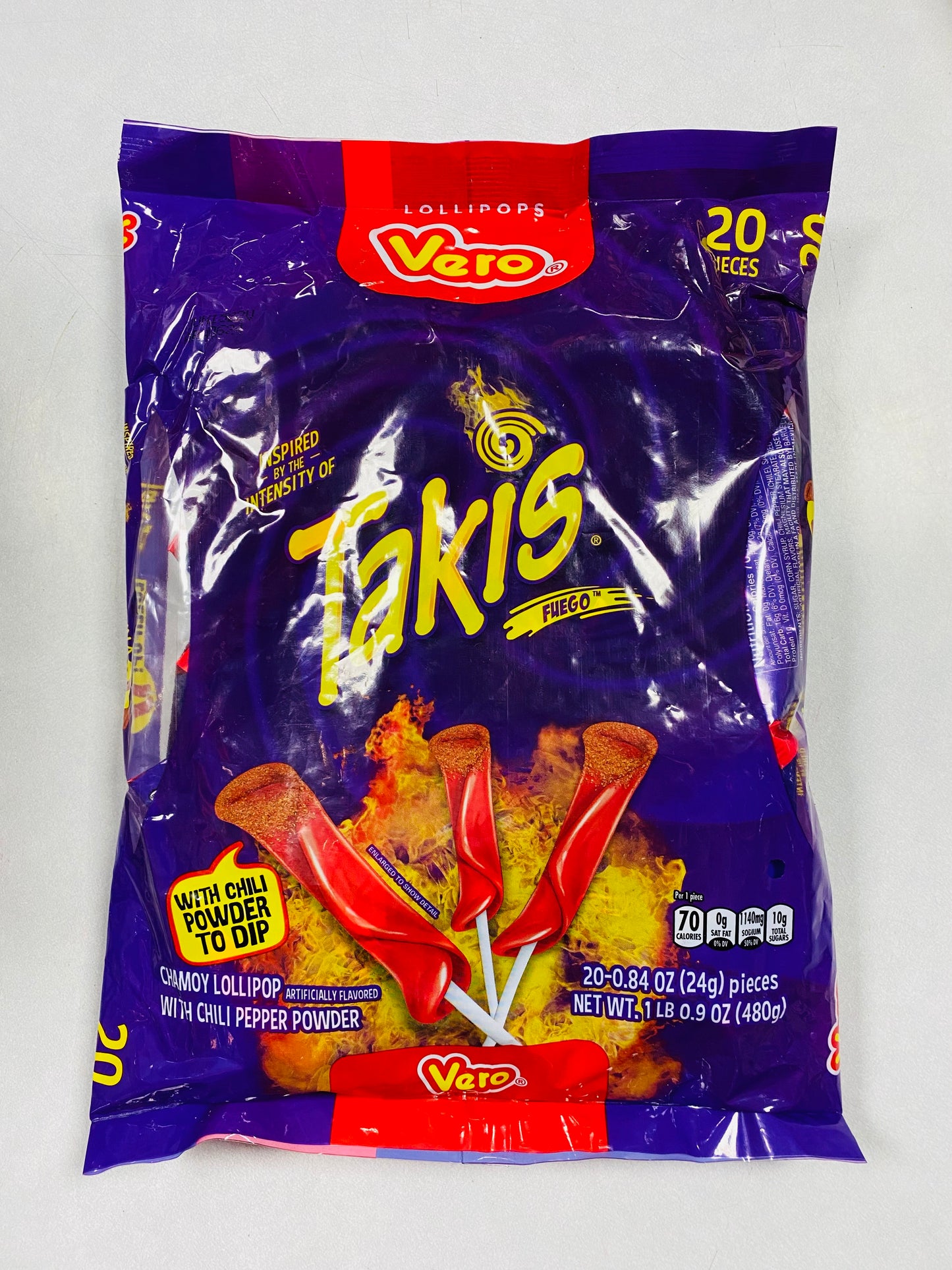 Takis fuego Lollipops