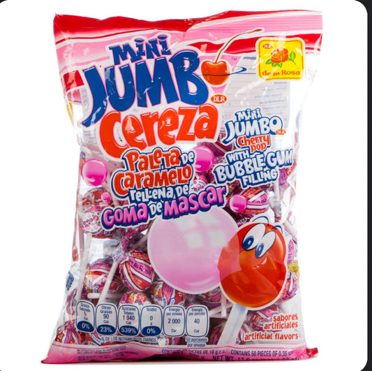 Jumbo cereza mini paleta