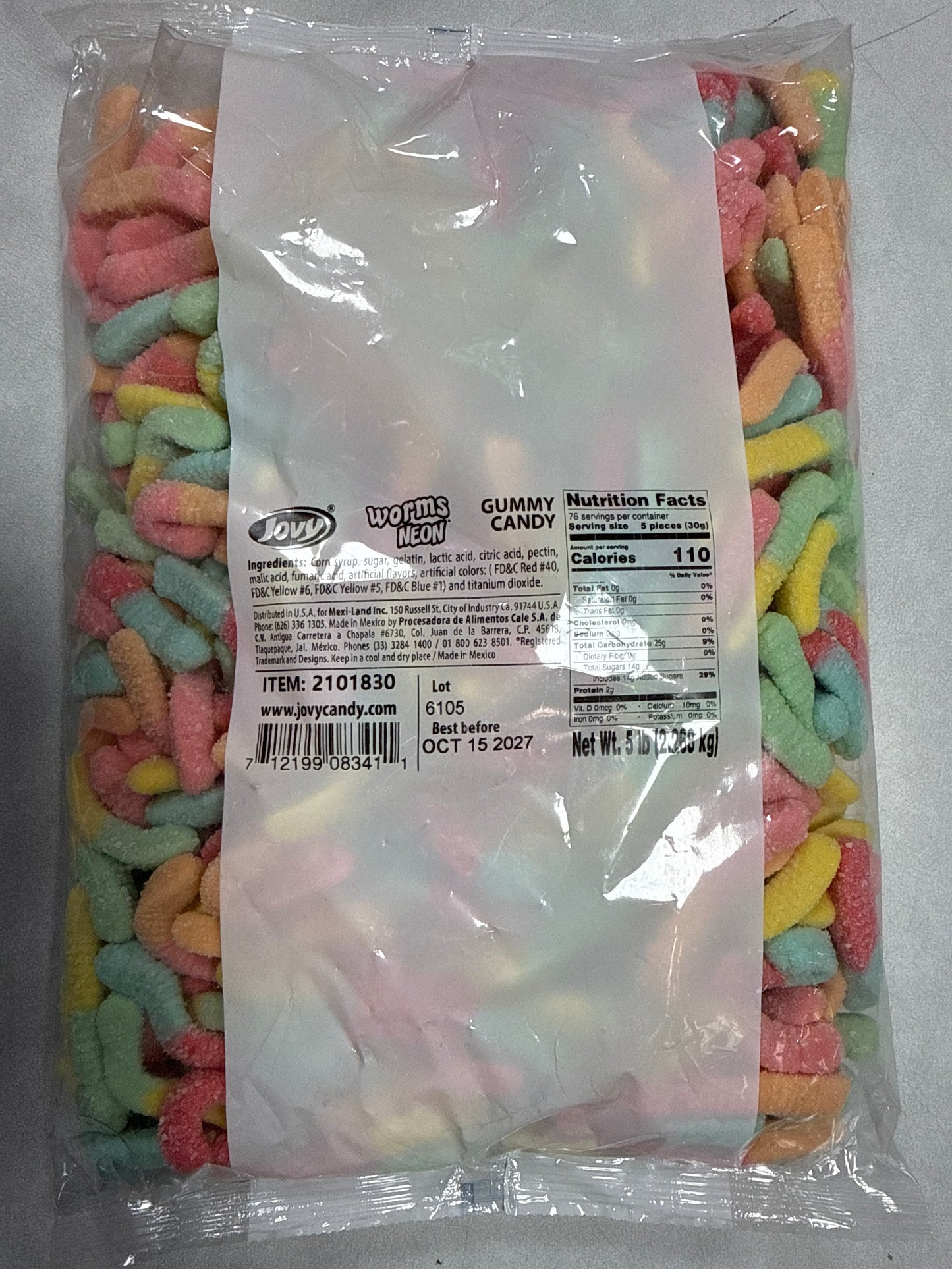 Neon worms