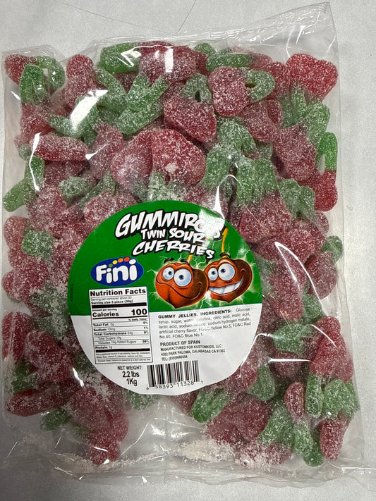 Gummiroos twin sour cherries