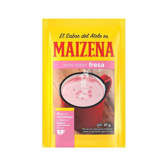 Atole Maizena de fresa