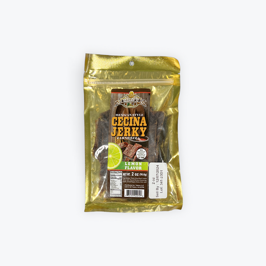 Cecina jerky limón