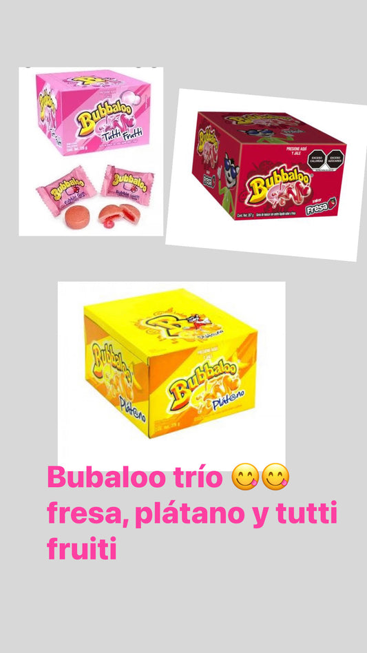 Bubbaloo trío