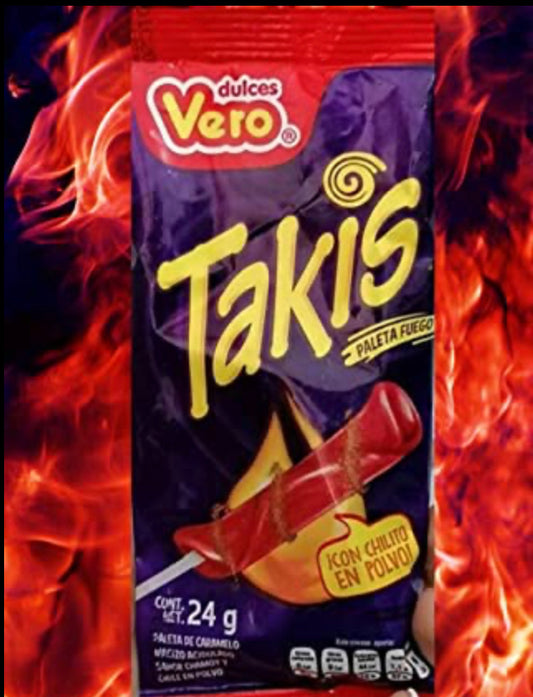 Takis fuego Lollipops