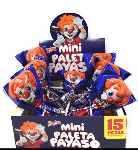 Paleta payaso mini mi