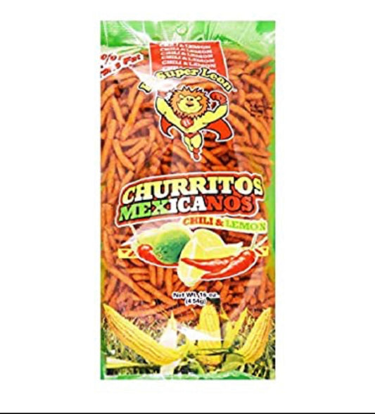 Churritos Mexicanos con chile y Limon